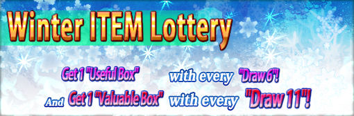 Get A Box with the "Winter Item Lottery" is Back!