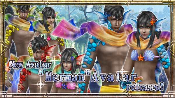 New Avatar "Merman" will be available!
