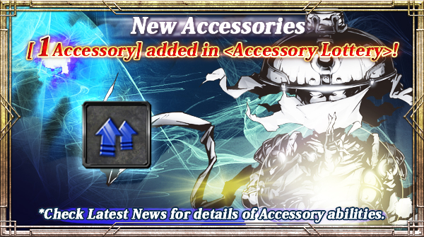 1 New Accessory added in Accessory Lottery!