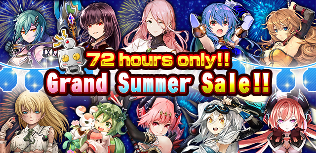 Only 72 Hours! ASOBIMO Summer!! Grand Summer Sale -Summer Avatars for Reasonable Prices-