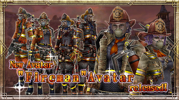 New Avatar "Fireman" will be available!