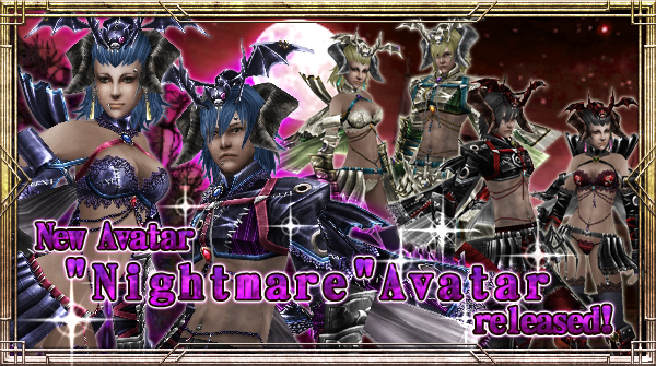 New Avatar "Nightmare" will be available!