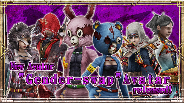 New Avatar "Gender-swap" will be available!