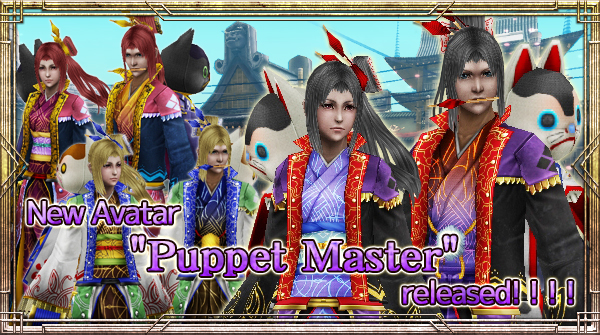 New Avatar "Puppet Master" will be available!