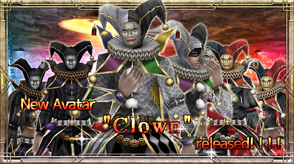 New Avatar "Clown" will be available!
